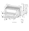 Diagram for 1 - Freezer Door