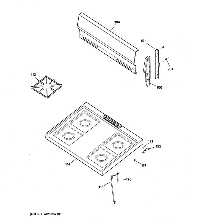 Diagram for JGBS04PPA1WH