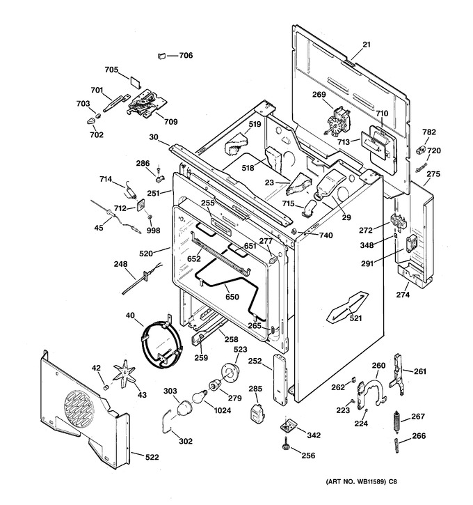 Diagram for JB960WY2