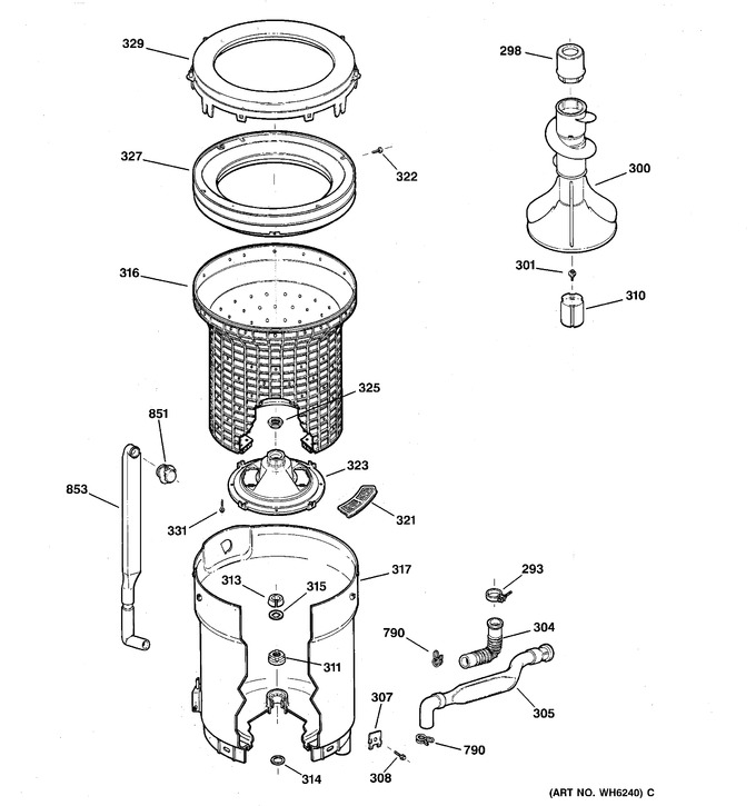 Diagram for WWSR3090T8WW