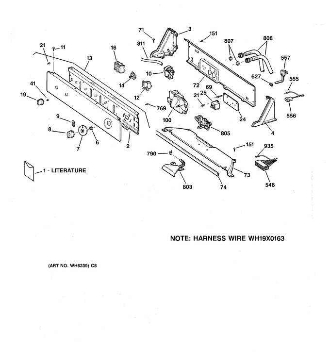 Diagram for WCSR4110T8WW