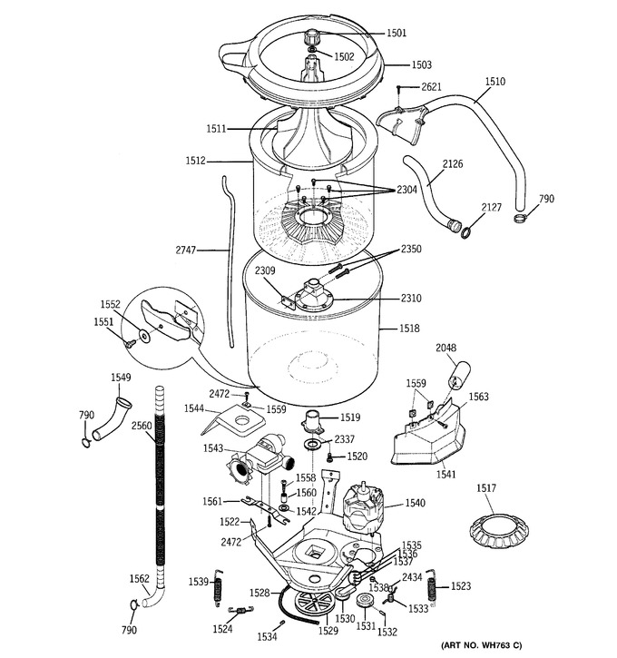 Diagram for WSM2700TBWWB