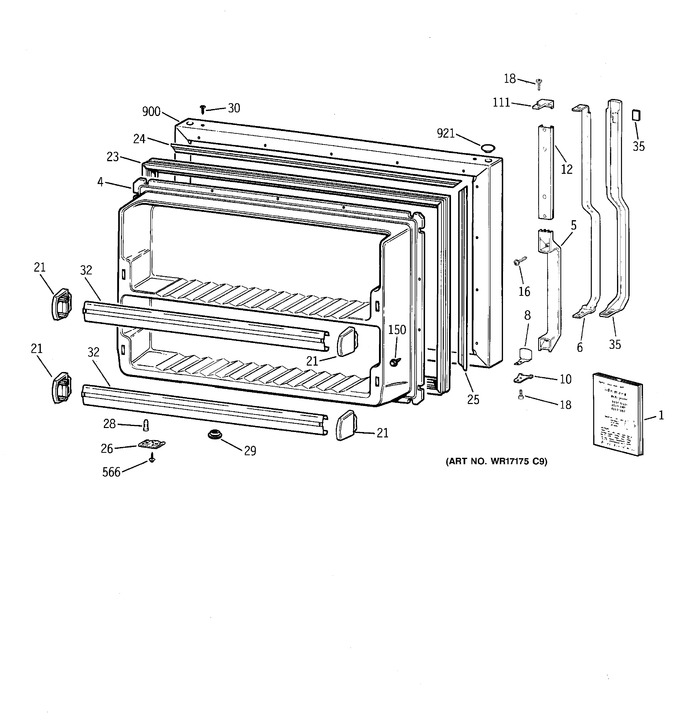 Diagram for TBT21DAXTRWW