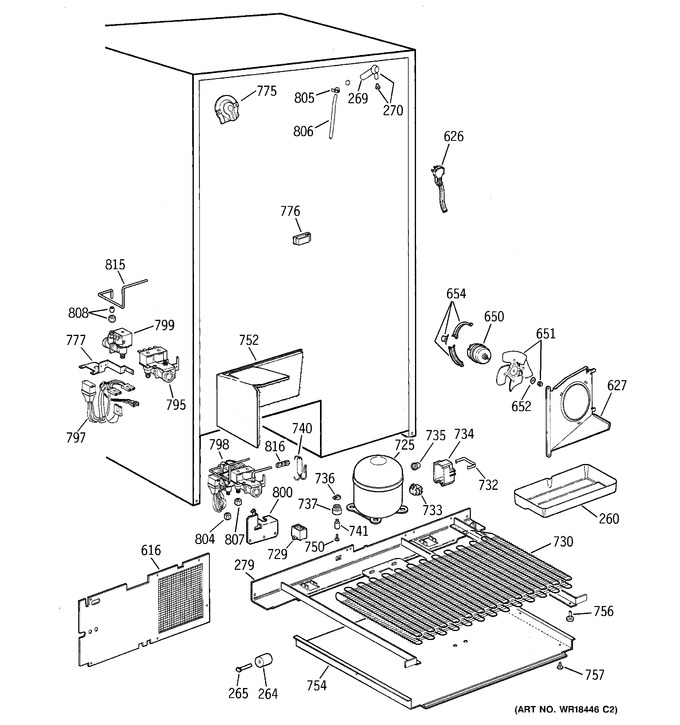 Diagram for TFX28PPZCAA