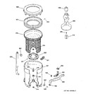 Diagram for 3 - Tub, Basket & Agitator