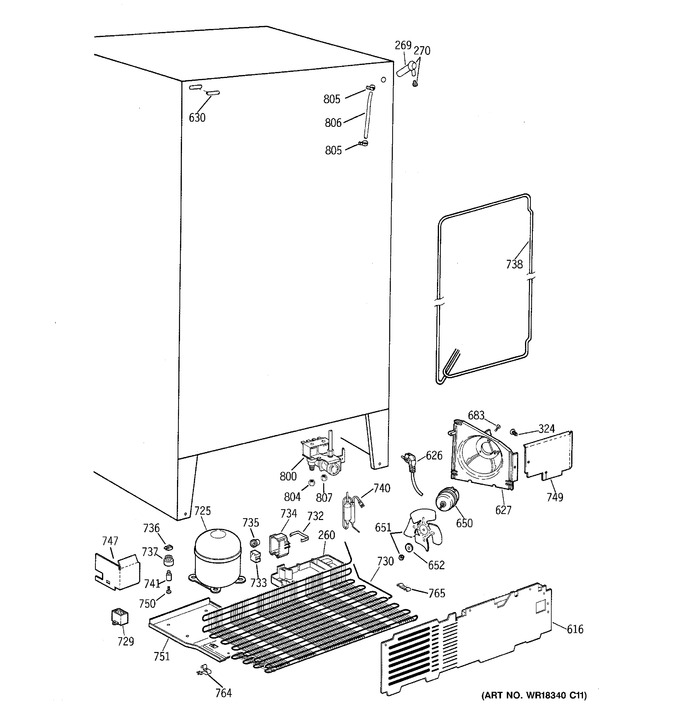 Diagram for TFX22VRAAWW