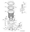 Diagram for 3 - Tub, Basket & Agitator