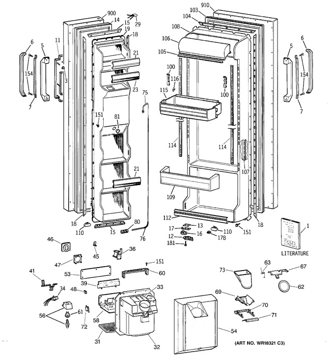 Diagram for CSX25GRYDAA