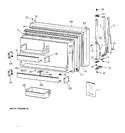 Diagram for 1 - Freezer Door