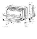 Diagram for 1 - Freezer Door