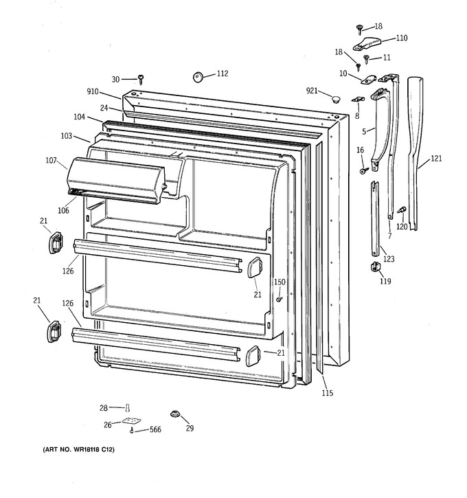 Diagram for CTG18GAXSRWW