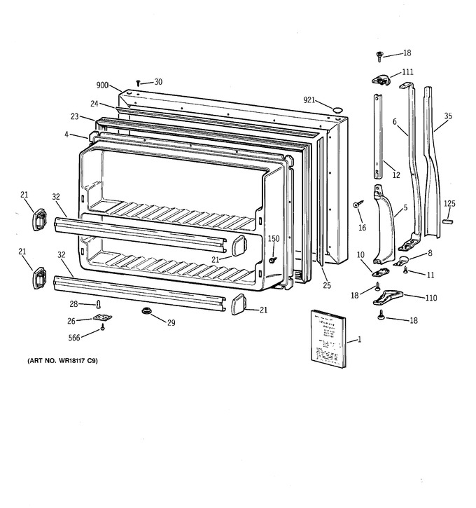 Diagram for CTX18CAZBRWW