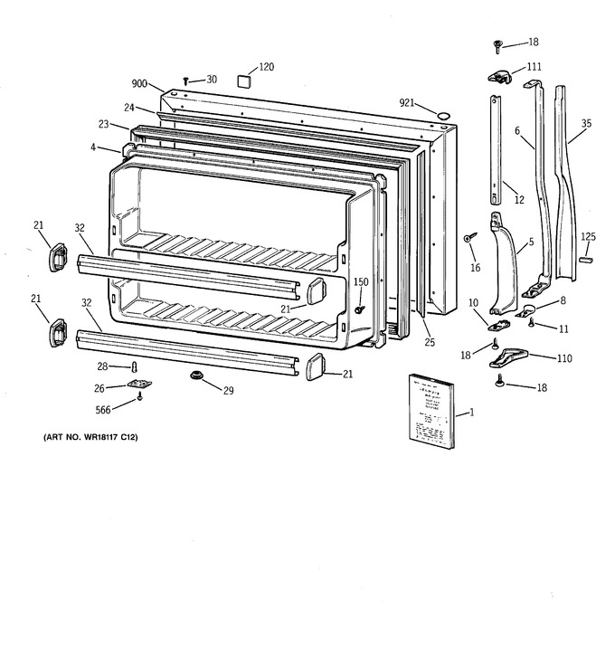 Diagram for CTG18GAYARWW