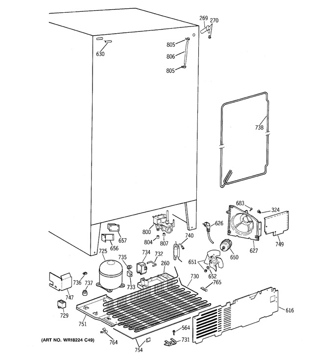 Diagram for CST25GRZBWW