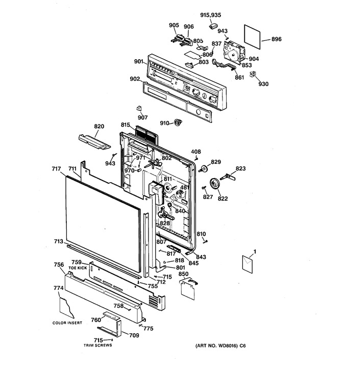 Diagram for HDA300Y-73BA