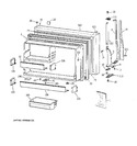 Diagram for 1 - Freezer Door