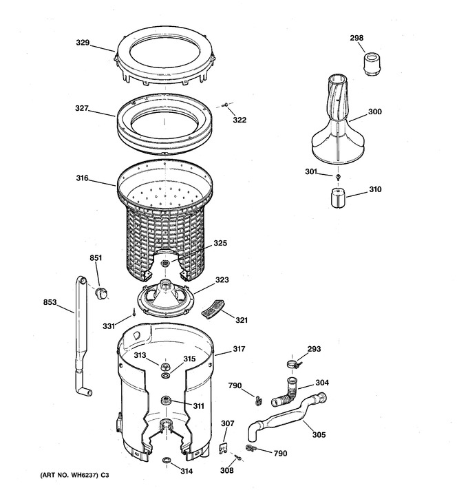 Diagram for YWSR2100T8WW