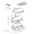 Diagram for 4 - Shelf Parts