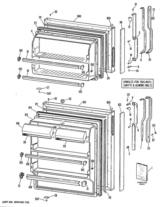 Diagram for TBX14SPJRAD