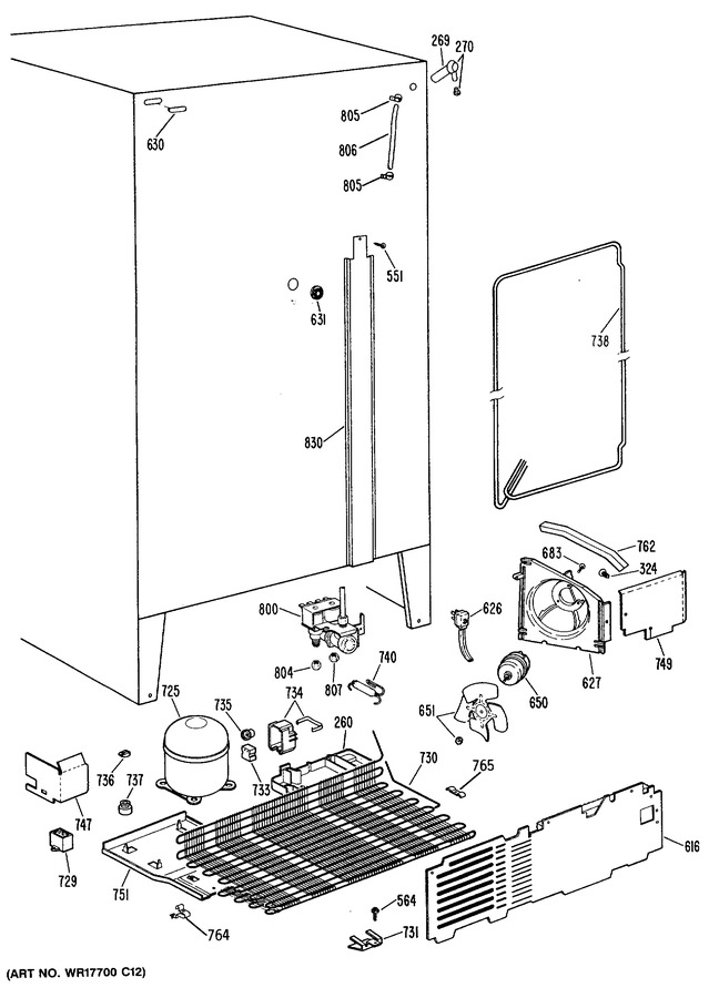 Diagram for TFX22SRSAAD