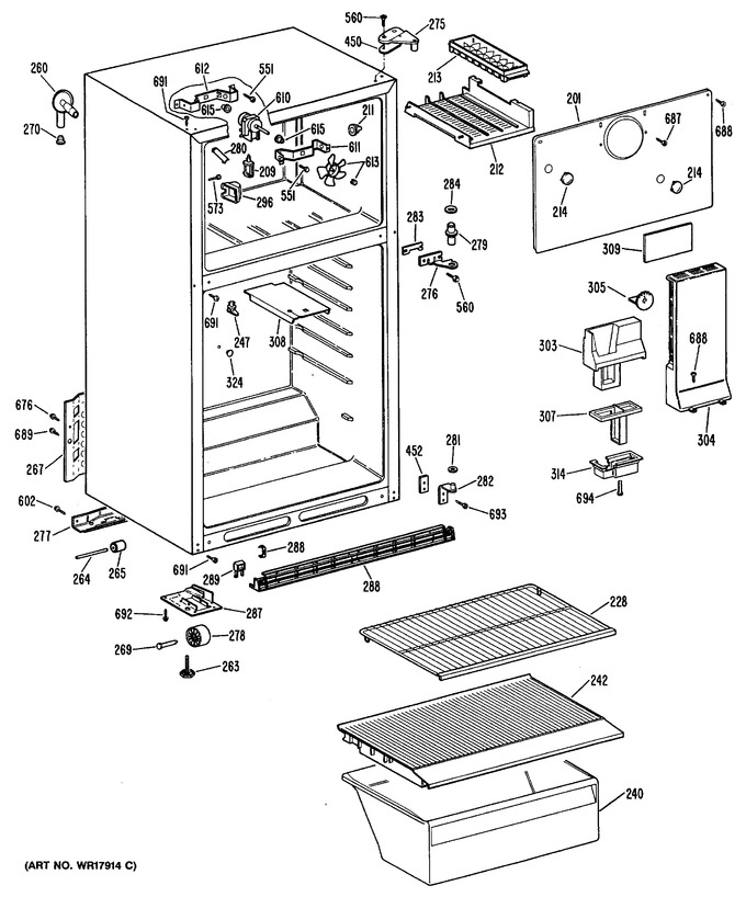 Diagram for TBX14SYSDRWH