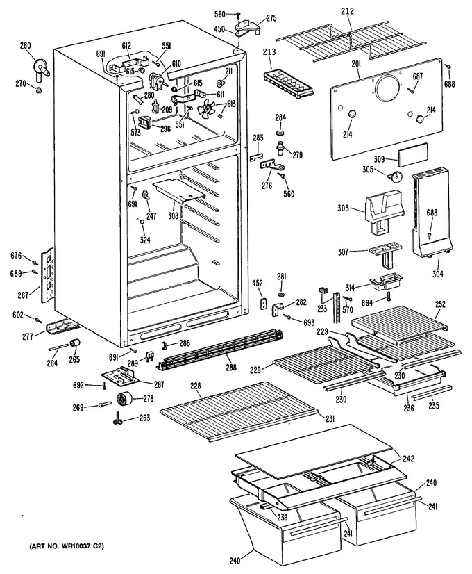 Diagram for TBX16DASCRWH