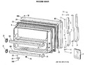 Diagram for 1 - Freezer Door