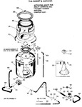 Diagram for 4 - Tub, Basket & Agitator