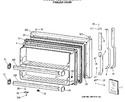 Diagram for 1 - Freezer Door