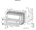 Diagram for 1 - Freezer Door