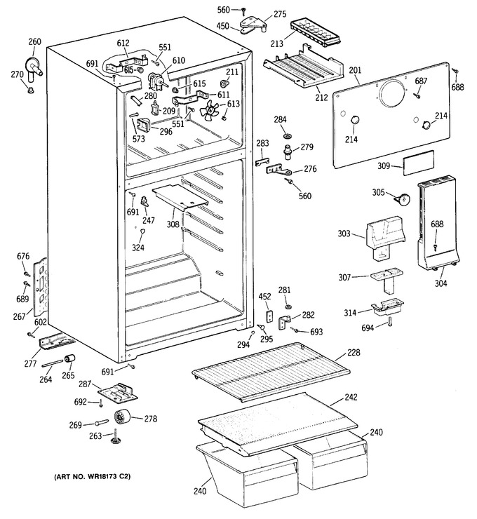 Diagram for TBH14SATCLAD