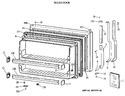 Diagram for 1 - Freezer Door