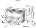 Diagram for 1 - Freezer Door