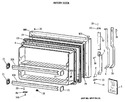 Diagram for 1 - Freezer Door