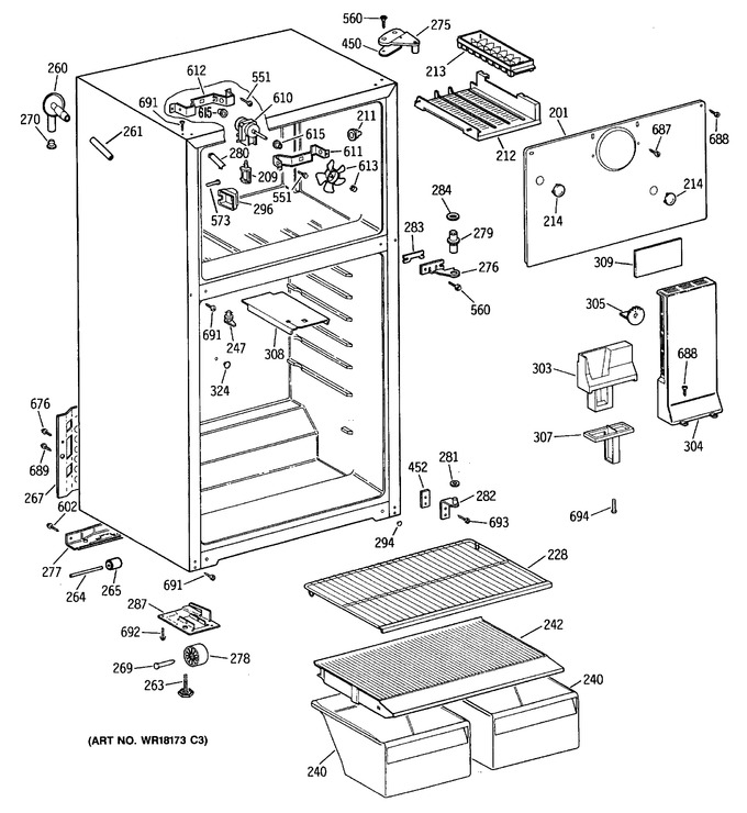 Diagram for TBX16SAXGLWH