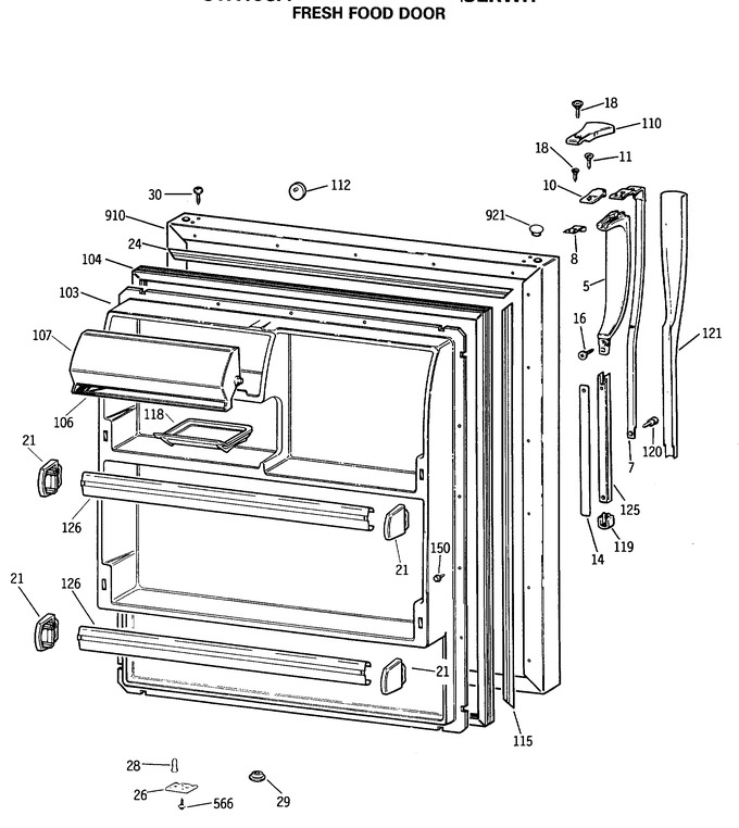 Diagram for CTX18CASELWH