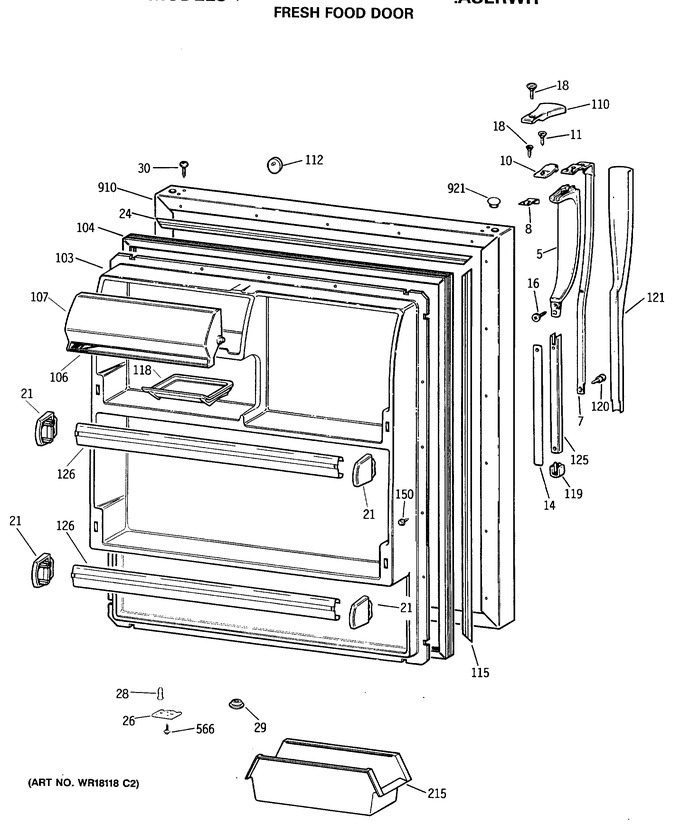 Diagram for CTX18EASERWH