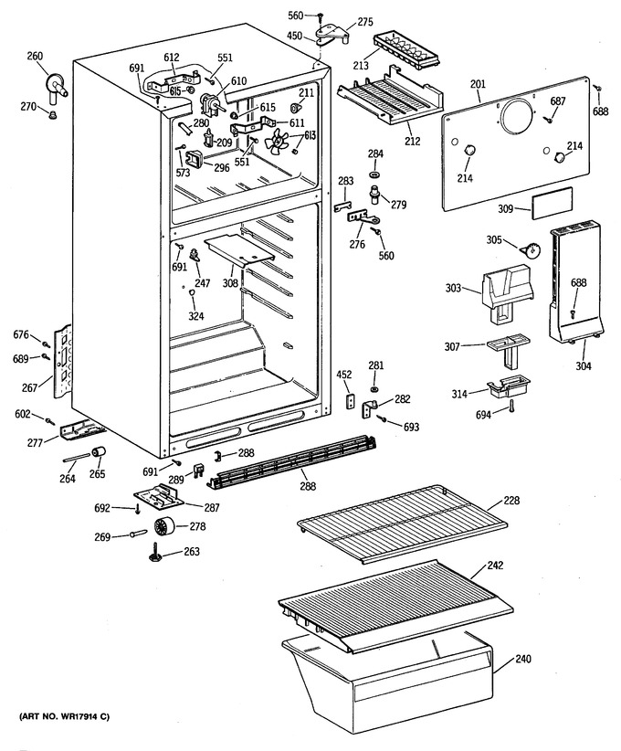 Diagram for CTE16CYSFRWH