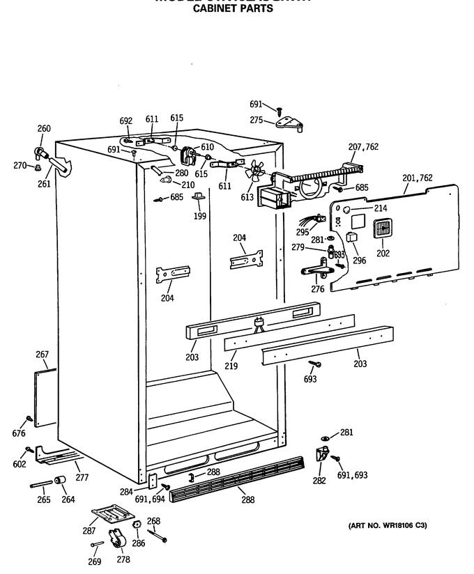 Diagram for CTX18LASGRWH