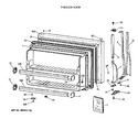 Diagram for 1 - Freezer Door