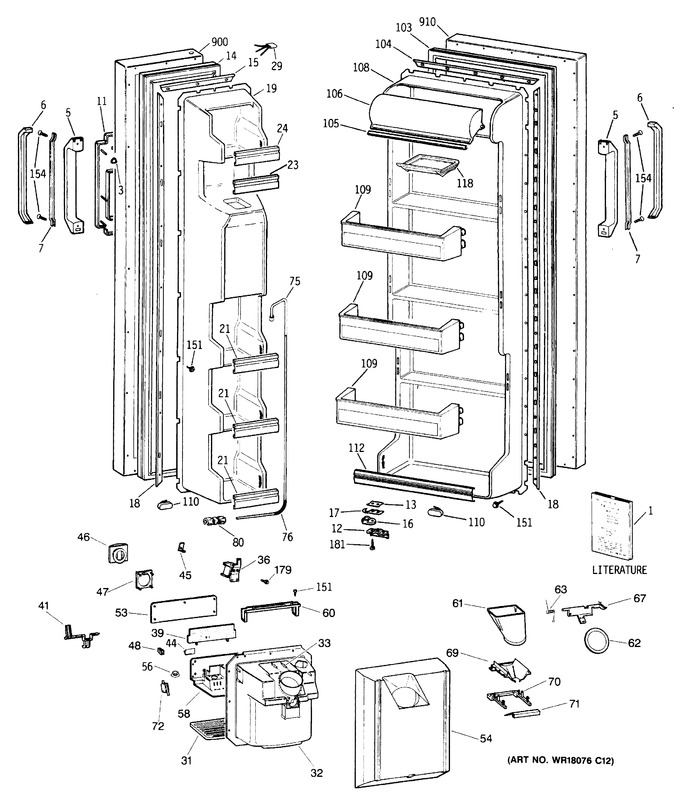 Diagram for CSX22BCXAWH