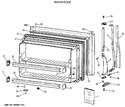 Diagram for 1 - Freezer Door