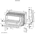 Diagram for 1 - Freezer Door