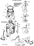 Diagram for 4 - Tub, Basket & Agitator