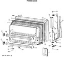 Diagram for 1 - Freezer Door