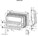 Diagram for 1 - Freezer Door