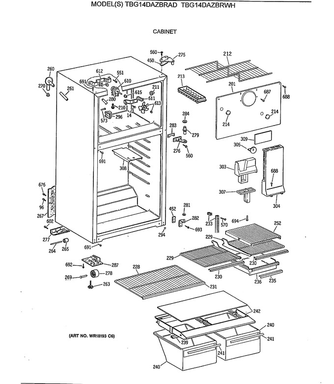 Diagram for TBG14DAZBRWH