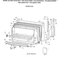 Diagram for 1 - Freezer Door