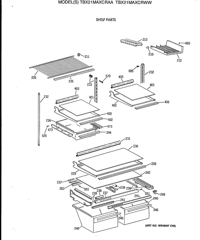 Diagram for TBX21MAXCRWW