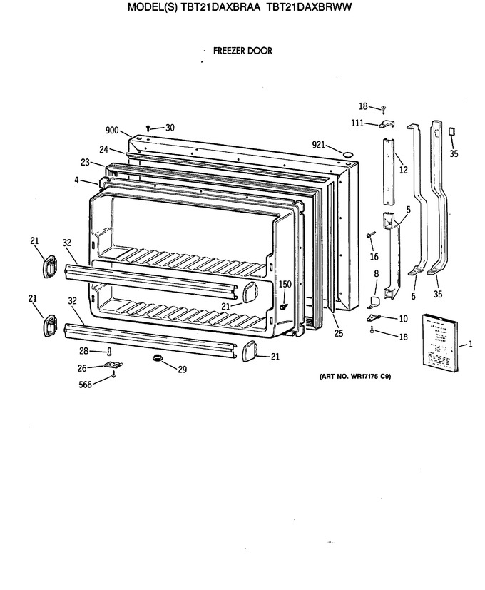 Diagram for TBT21DAXBRWW